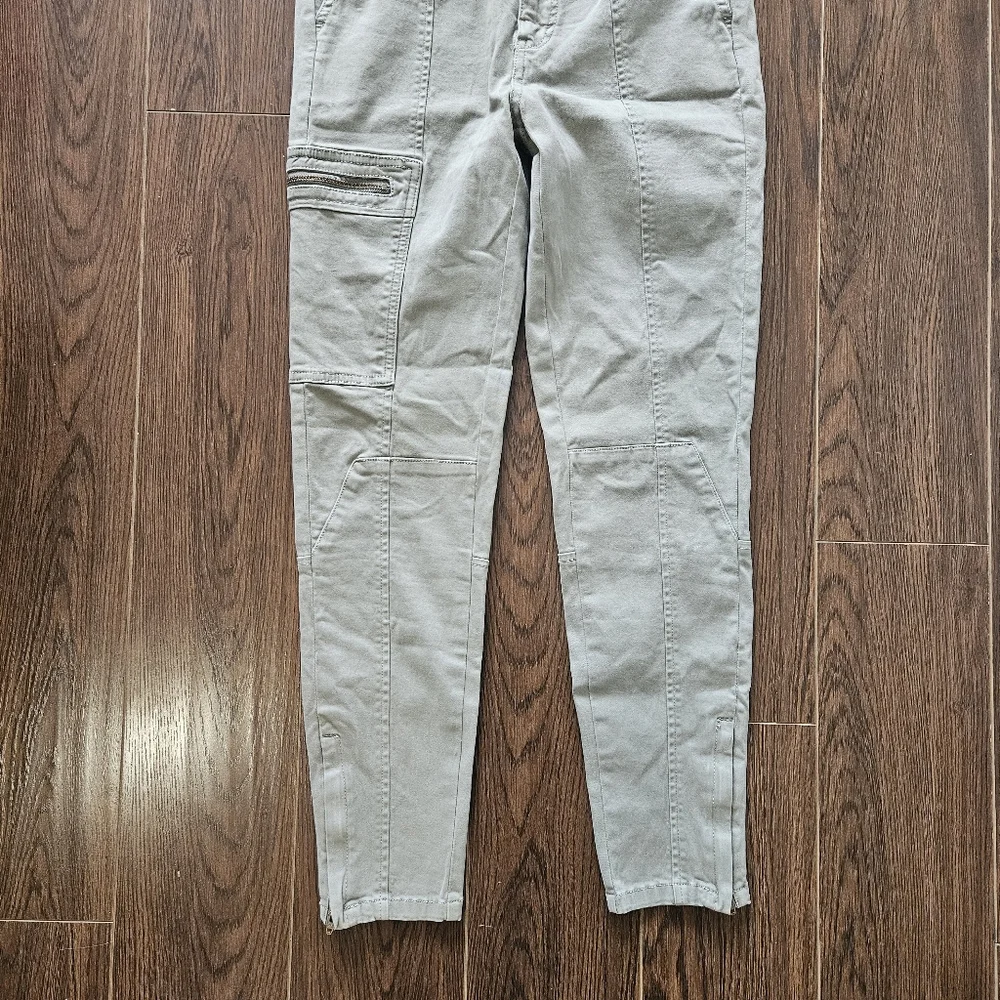 by Anthropologie Jefferson Moto Slim Fit Cargo Pants Size 26 - Picture 4 of 13